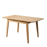 Mały stół rozkładany 110-140 cm lite drewno dębowe | Mała jadalnia, skandynawski styl