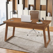 Biurko komputerowe 140 cm Mid-Century Modern ze szufladą