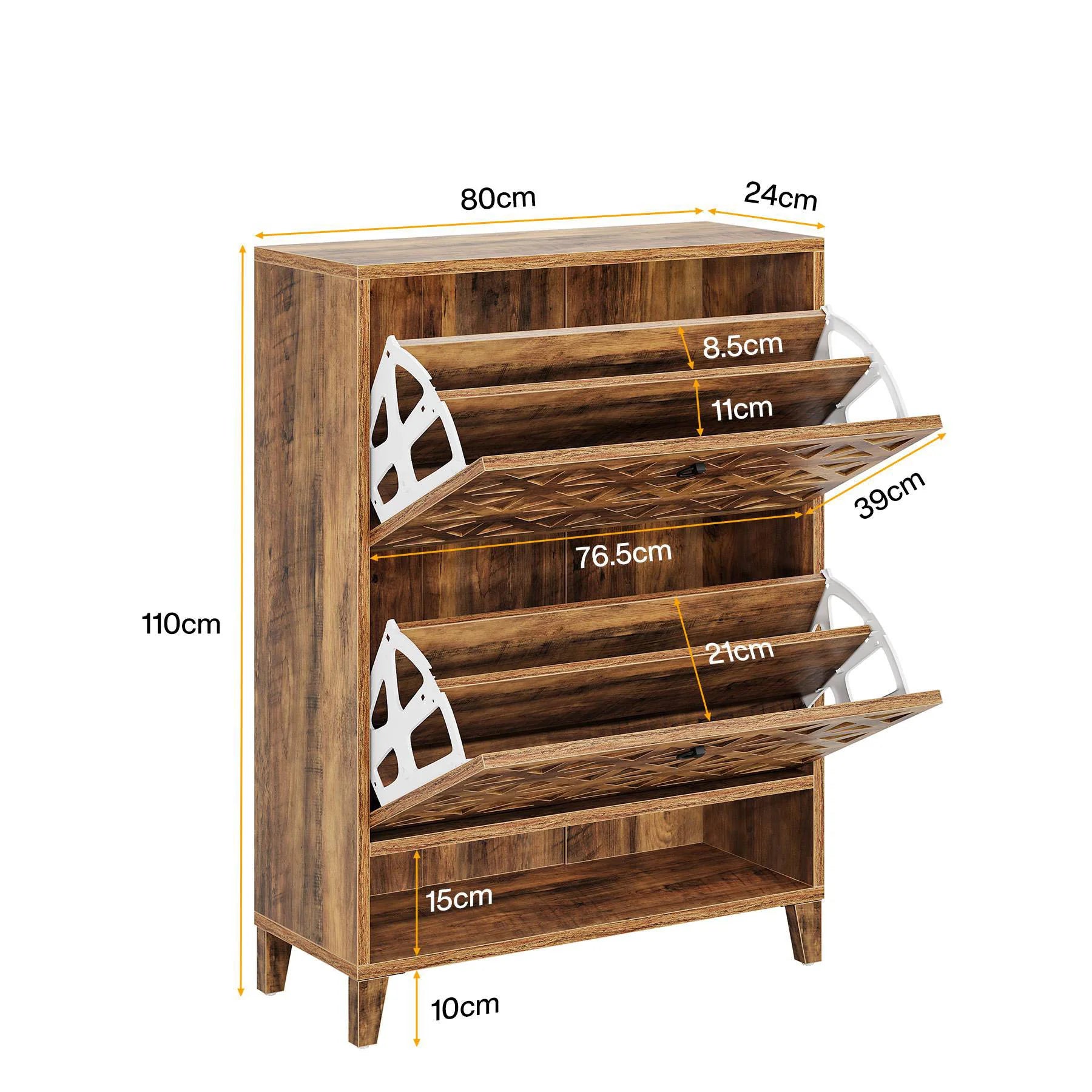 Organizer na buty 80 cm z 2 szufladami