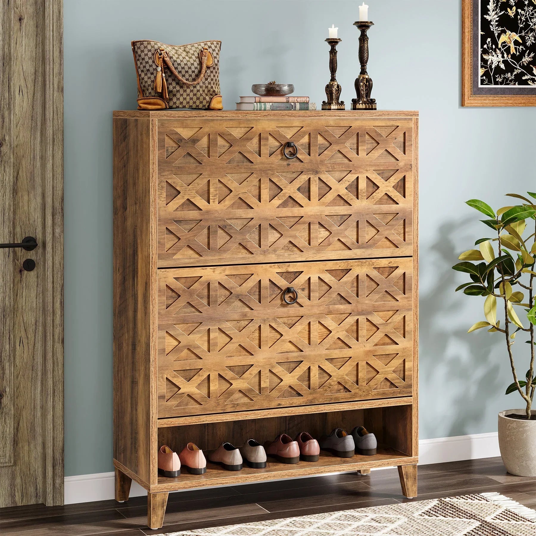 Organizer na buty 80 cm z 2 szufladami