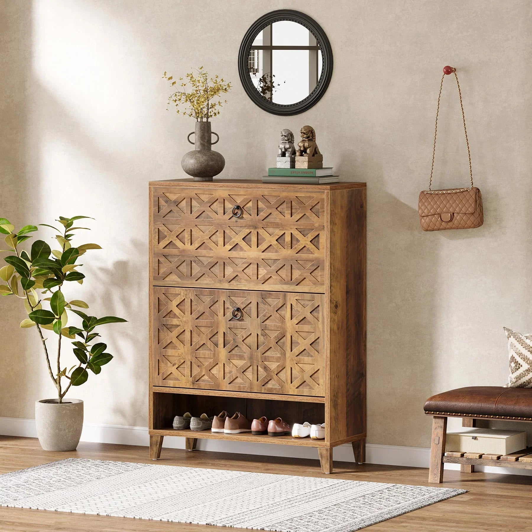 Organizer na buty 80 cm z 2 szufladami