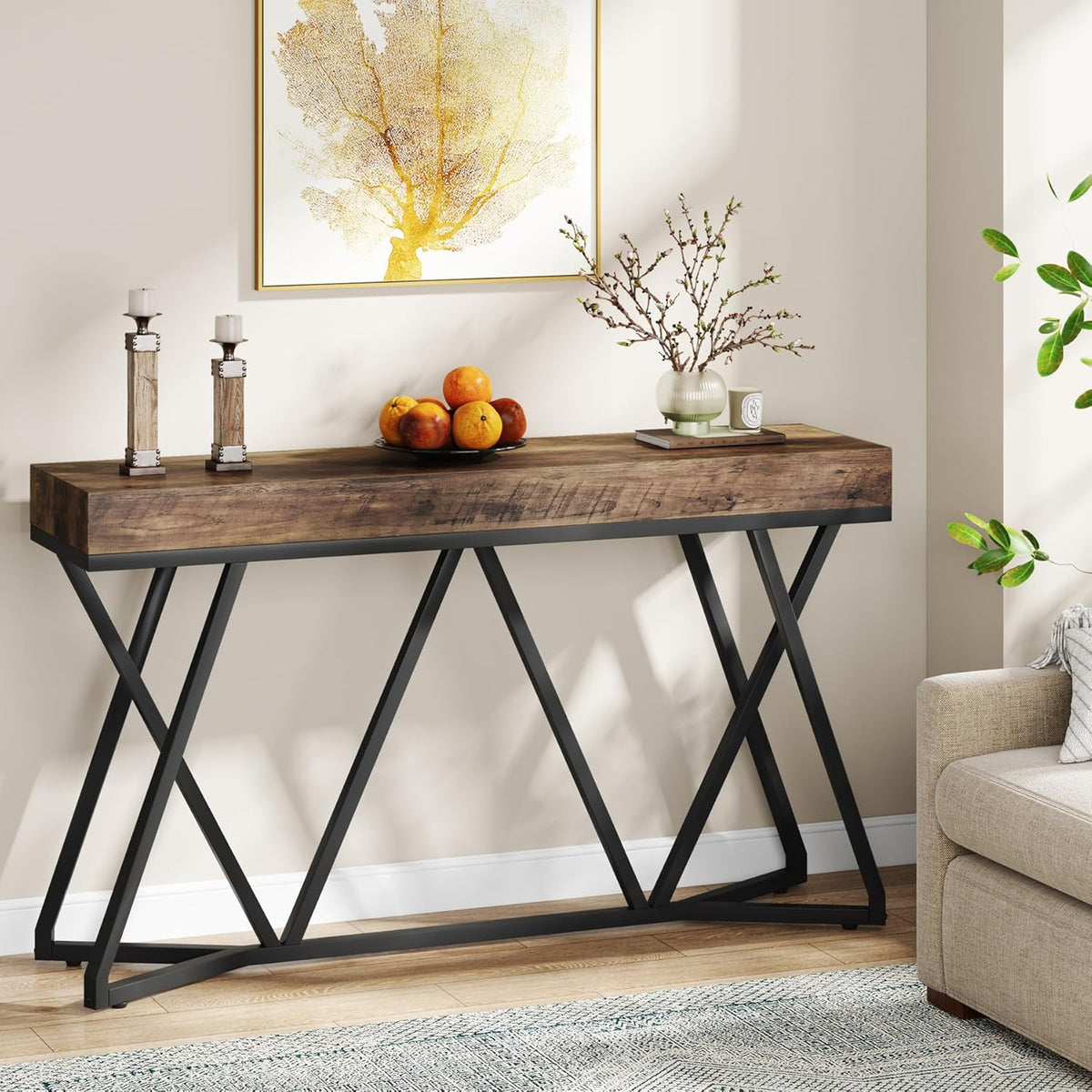Stolik konsolowy rustykalny 140cm