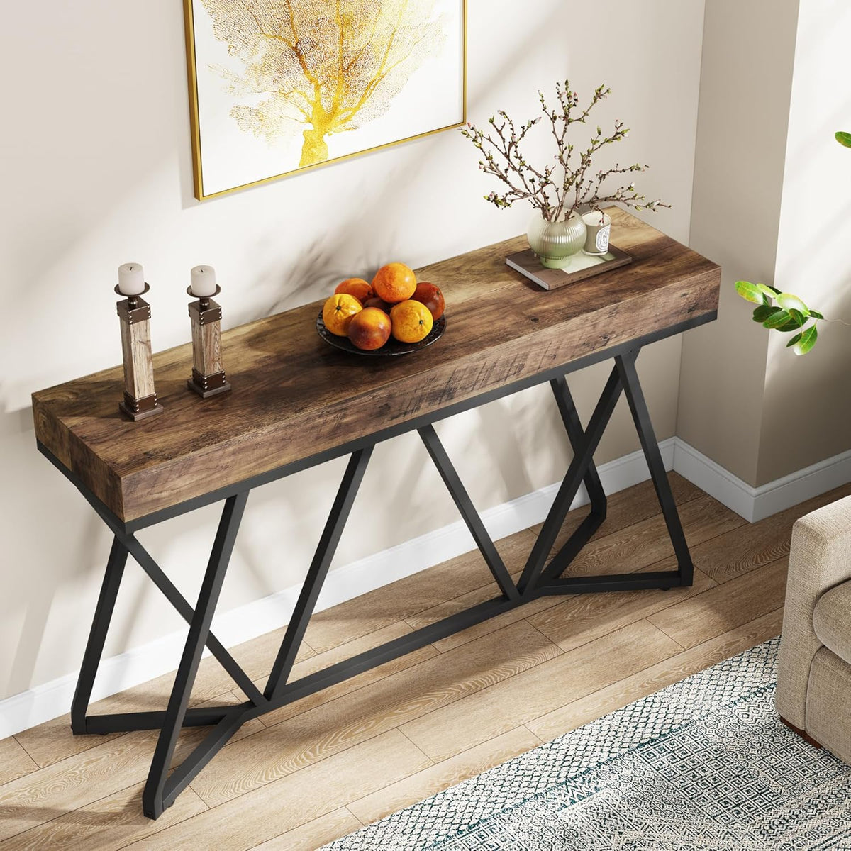 Stolik konsolowy rustykalny 140cm