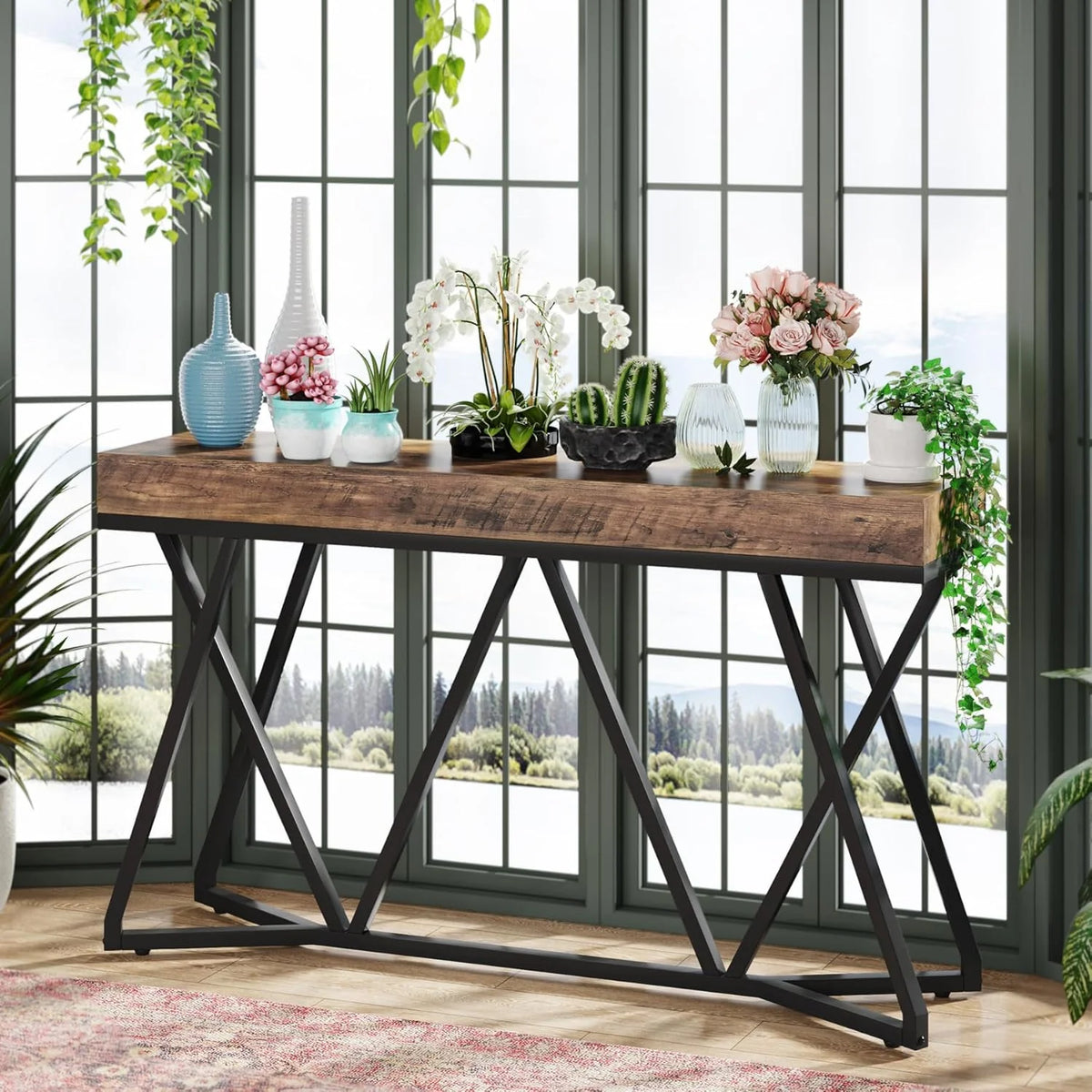 Stolik konsolowy rustykalny 140cm
