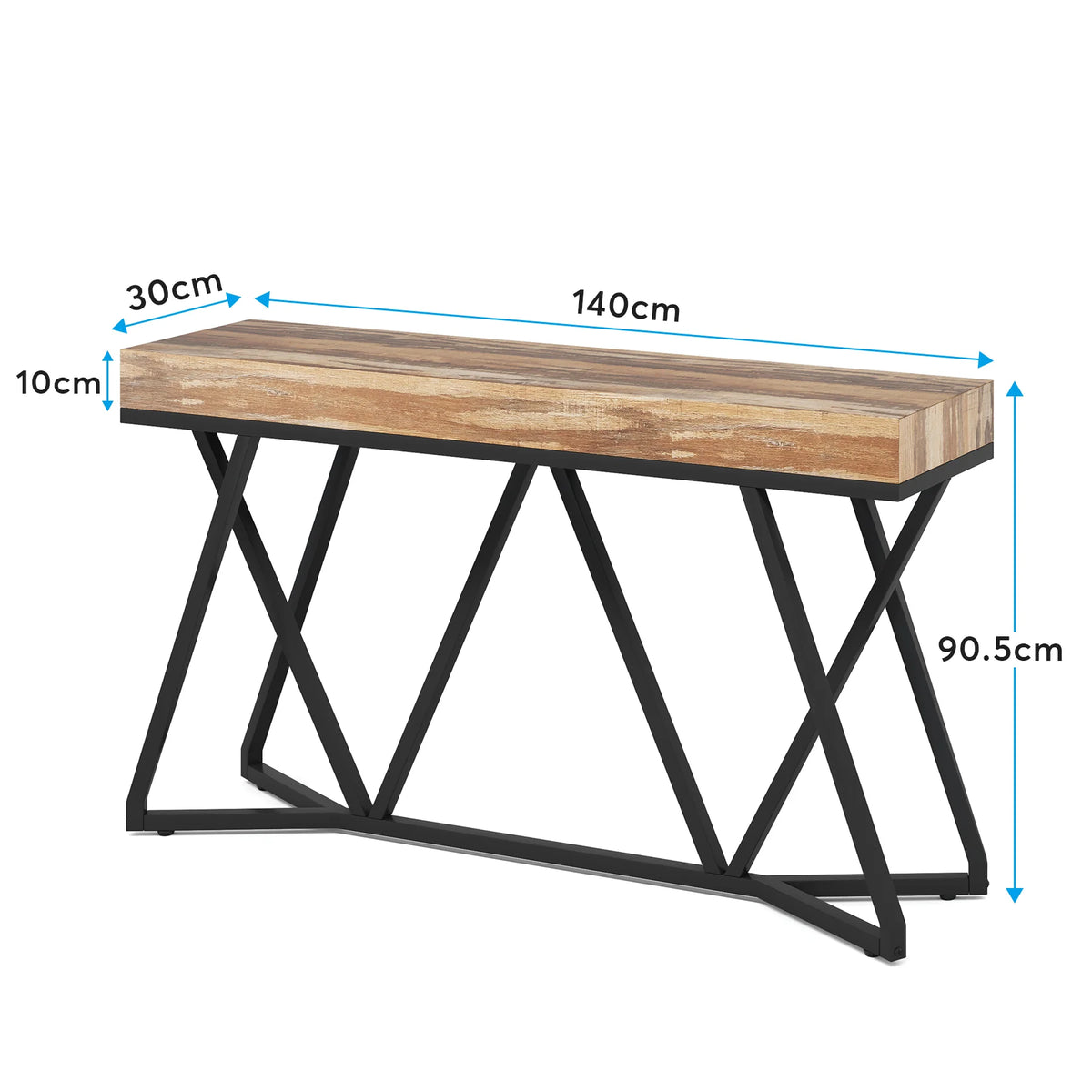 Stolik konsolowy rustykalny 140cm