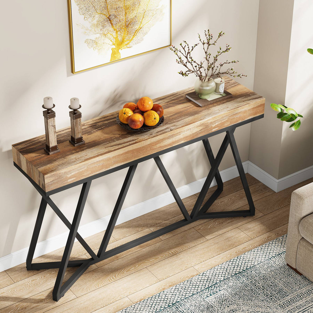 Stolik konsolowy rustykalny 140cm