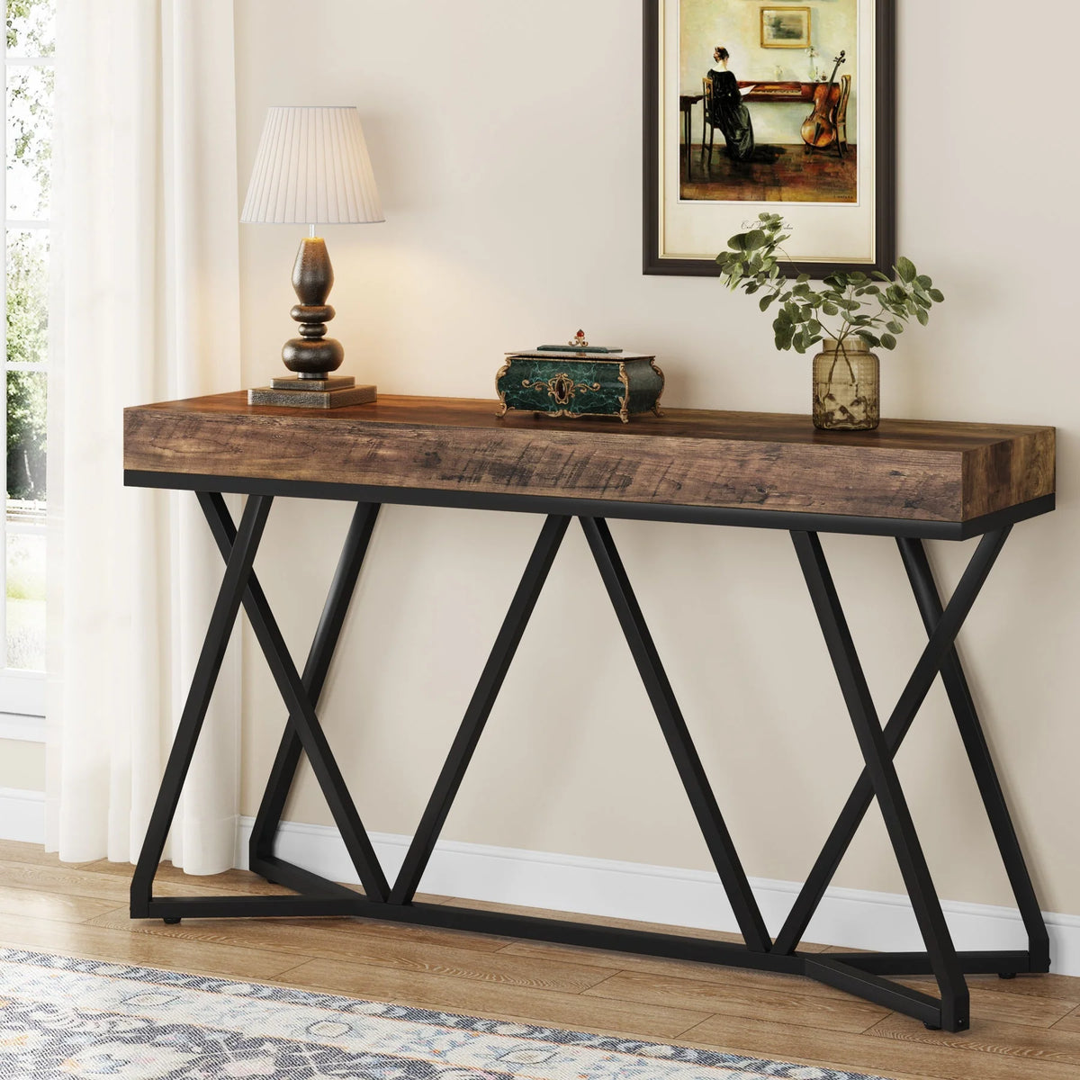 Stolik konsolowy rustykalny 140cm
