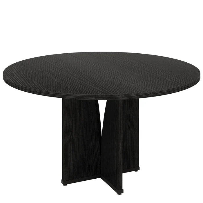 Okrągły stół jadalniany 100 cm w stylu rustykalnym