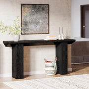 Drewniany stolik konsolowy 160 cm w stylu rustykalnym