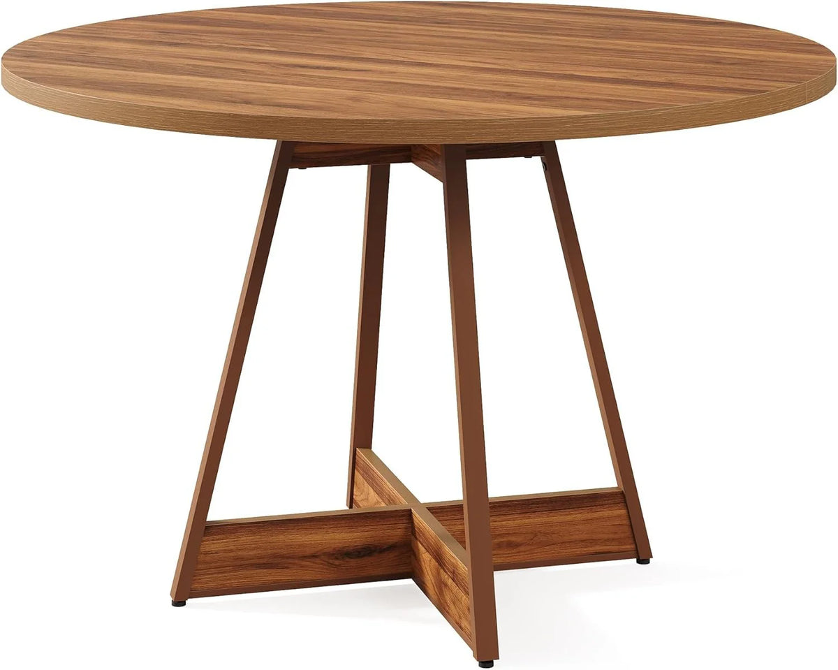 Okrągły stół jadalny 100 cm, rustykalny, na 2–4 osoby