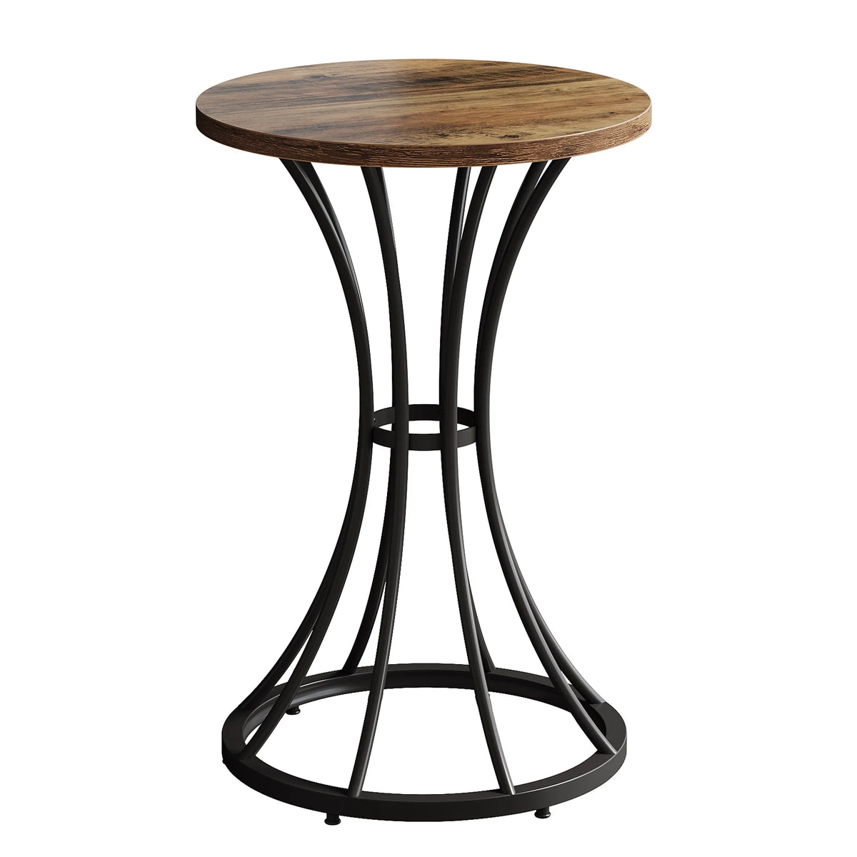 Okrągły stół barowy 95 cm z metalową nogą