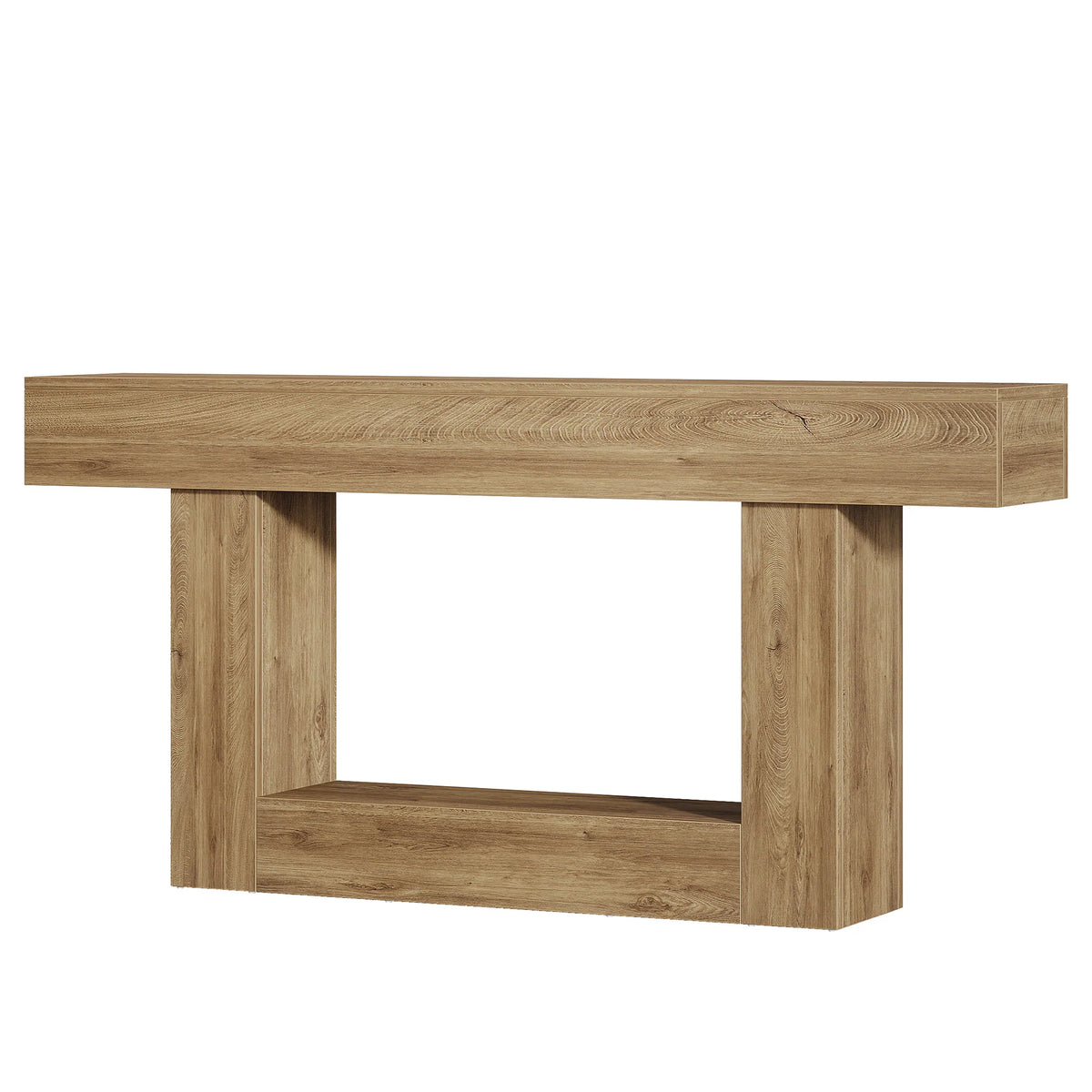 Rustykalna konsola drewniana 160 cm w stylu wiejskim