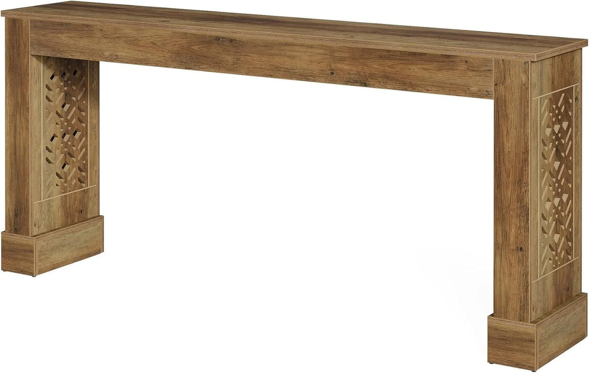 Konsola rustykalny styl 160 cm z ażurowymi nogami