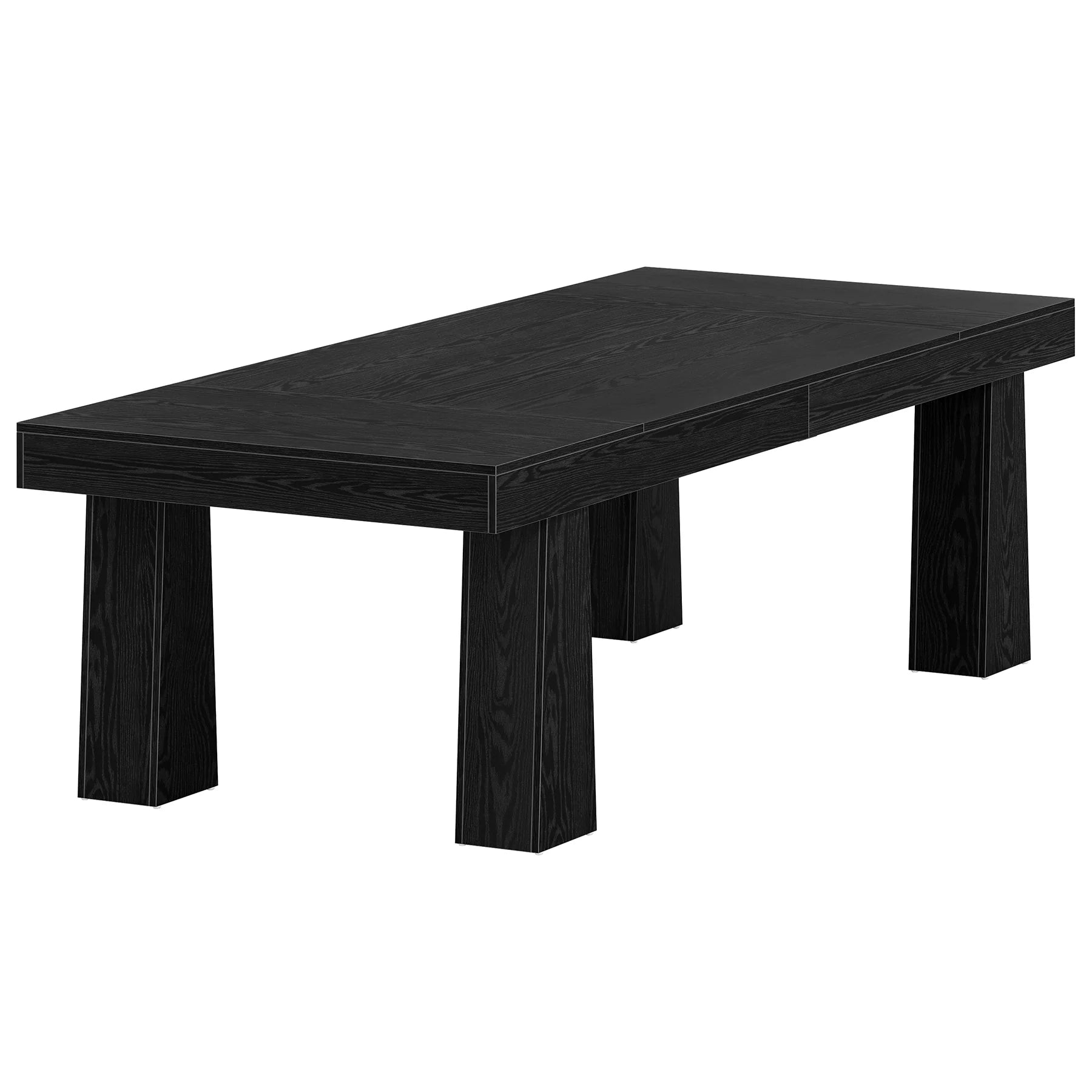 Biurko komputerowe 160 cm Industrial w kolorze czarnym