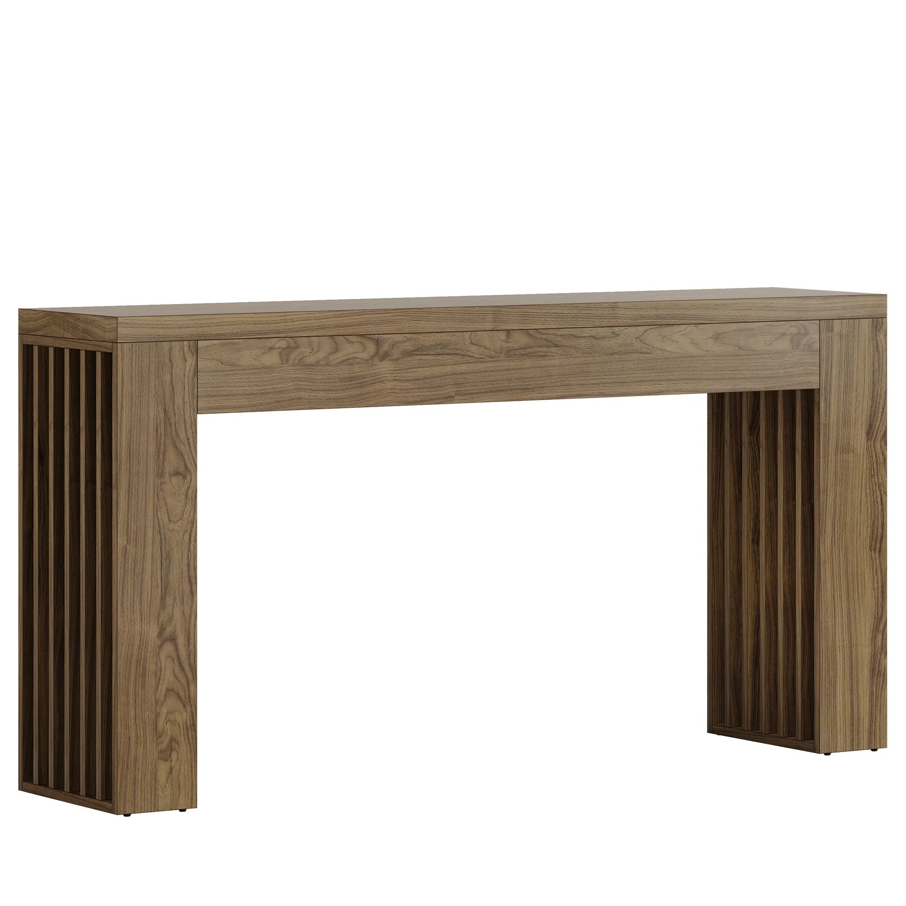 Konsolowy stolik wiejski 150 cm w kolorze brązowym