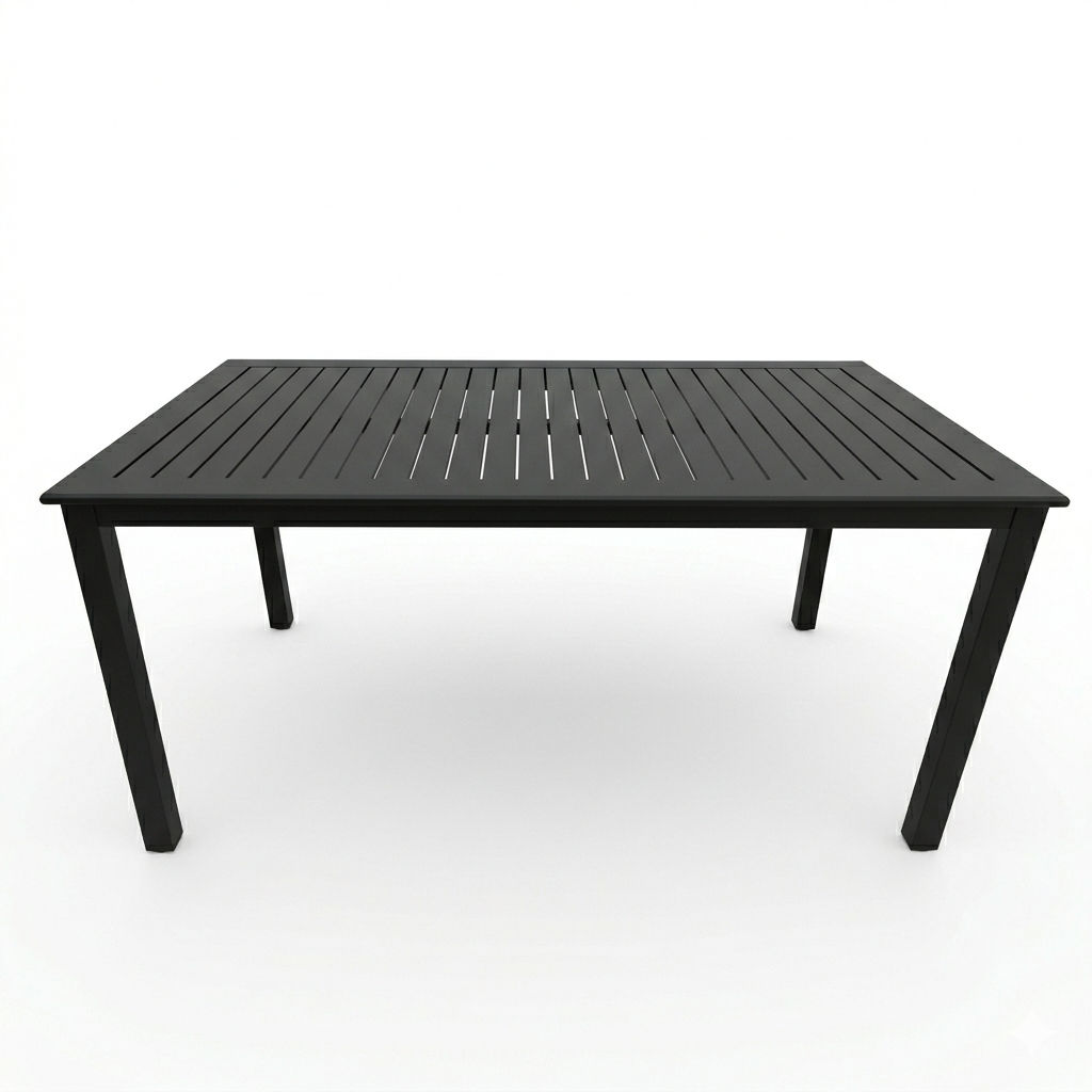 Aluminiowy Stół Ogrodowy 160x90 cm (6-osobowy)
